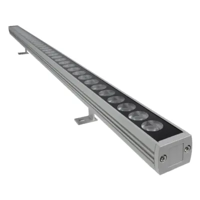 LEDTM® WASHERPANDA 999-0272 Μπάρα Φωτισμού Wall Washer LED 36W 3960lm 15° DC 24V Αδιάβροχο IP67 Θερμό Λευκό 2700K Dimmable - Bridgelux SMD Chip - Γκρι Ανθρακί - Μ100 x Π4 x Υ3cm - 3 Χρόνια Εγγύηση
