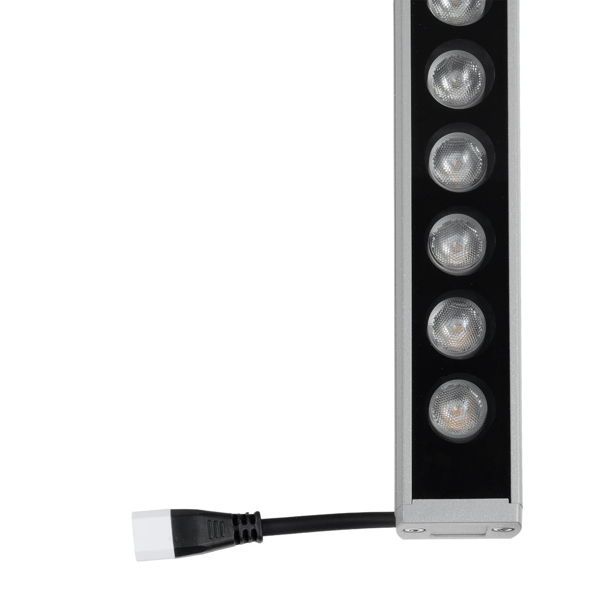 LEDTM® WASHERPANDA 999-0272 Μπάρα Φωτισμού Wall Washer LED 36W 3960lm 15° DC 24V Αδιάβροχο IP67 Θερμό Λευκό 2700K Dimmable - Bridgelux SMD Chip - Γκρι Ανθρακί - Μ100 x Π4 x Υ3cm - 3 Χρόνια Εγγύηση - Image 3