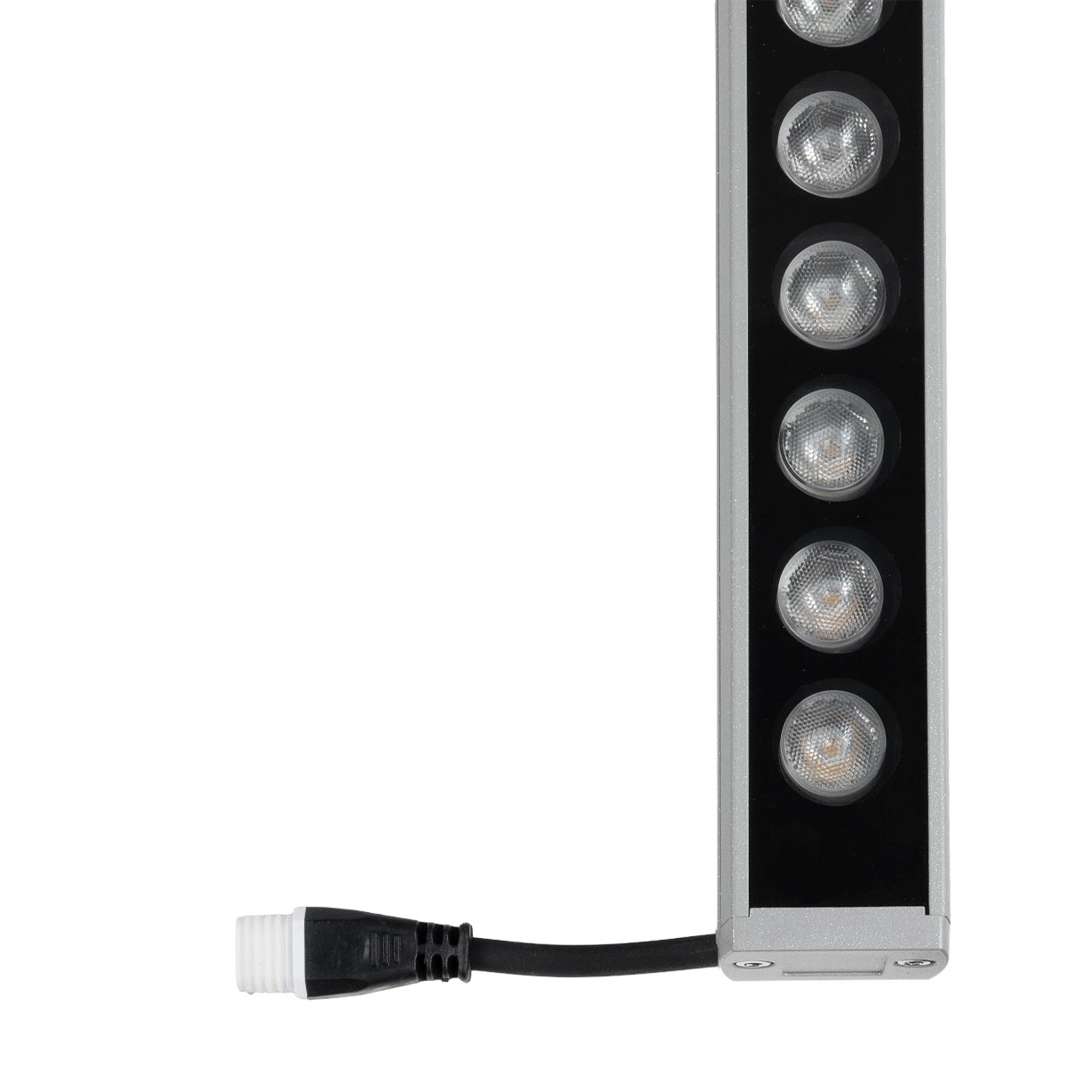 LEDTM® WASHERPANDA 999-0272 Μπάρα Φωτισμού Wall Washer LED 36W 3960lm 15° DC 24V Αδιάβροχο IP67 Θερμό Λευκό 2700K Dimmable - Bridgelux SMD Chip - Γκρι Ανθρακί - Μ100 x Π4 x Υ3cm - 3 Χρόνια Εγγύηση - Image 4