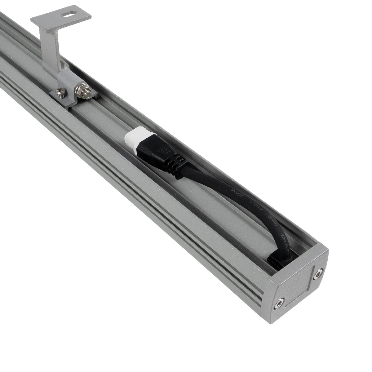 LEDTM® WASHERPANDA 999-0272 Μπάρα Φωτισμού Wall Washer LED 36W 3960lm 15° DC 24V Αδιάβροχο IP67 Θερμό Λευκό 2700K Dimmable - Bridgelux SMD Chip - Γκρι Ανθρακί - Μ100 x Π4 x Υ3cm - 3 Χρόνια Εγγύηση - Image 5
