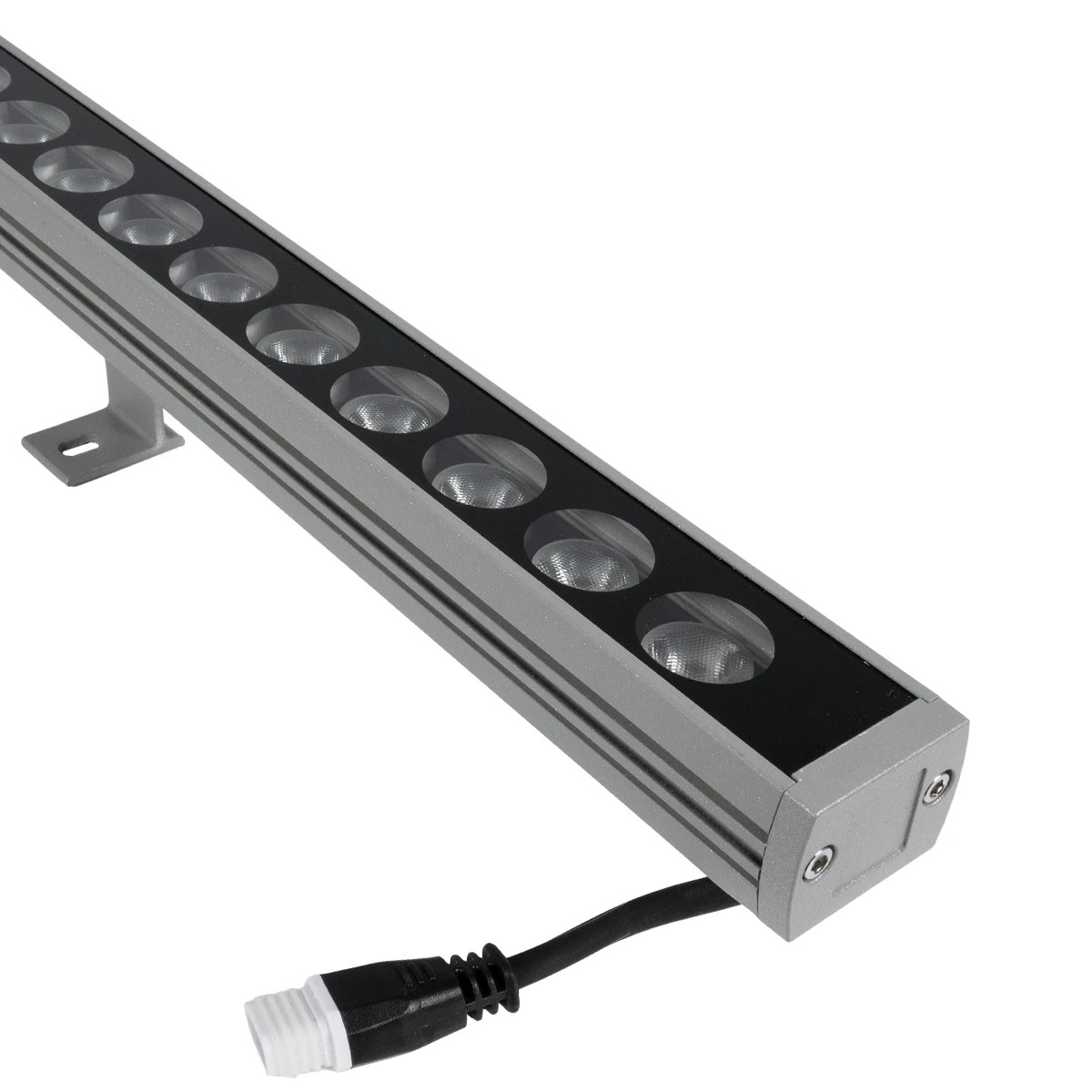 LEDTM® WASHERPANDA 999-0272 Μπάρα Φωτισμού Wall Washer LED 36W 3960lm 15° DC 24V Αδιάβροχο IP67 Θερμό Λευκό 2700K Dimmable - Bridgelux SMD Chip - Γκρι Ανθρακί - Μ100 x Π4 x Υ3cm - 3 Χρόνια Εγγύηση - Image 6