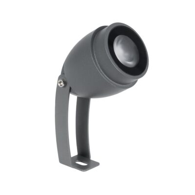 LEDTM® TREEGAL 90460 Φωτιστικό Σποτ για Φυτά - Δέντρα με Βάση Μπετού & Κορμού LED 3W 315lm 15° DC 24V Αδιάβροχο IP67 Ultra Θερμό Λευκό 2200K Dimmable - Bridgelux SMD Chip - Γκρι Ανθρακί - Μ5 x Π5 x Υ13cm - 3 Χρόνια Εγγύηση