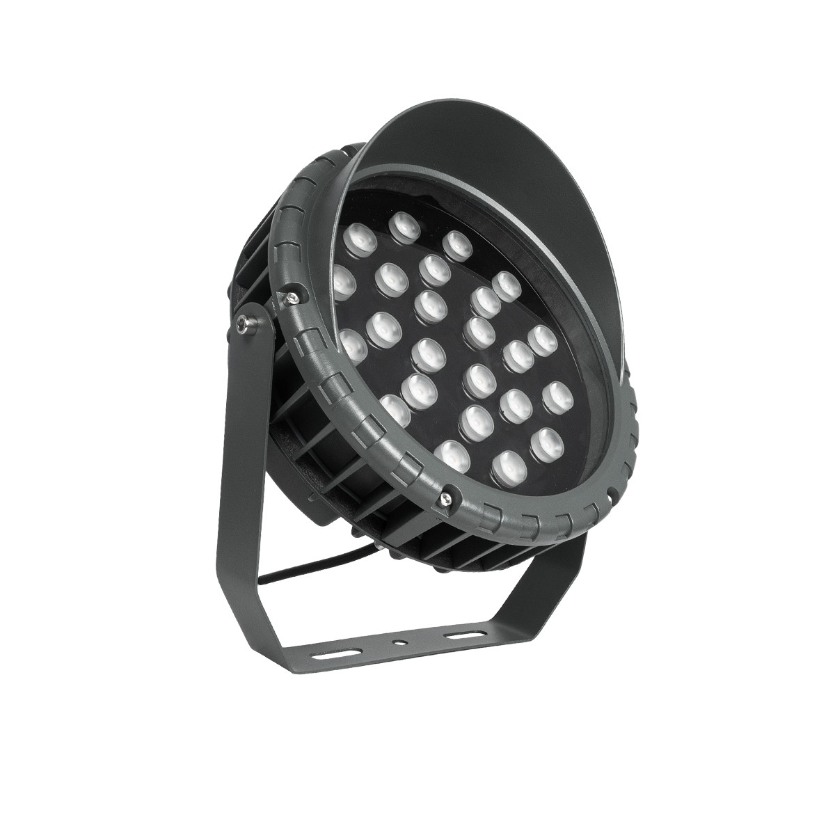 LEDTM® TREEVINA 90359 Φωτιστικό Σποτ με Αντιθαμβωτική Γρίλια για Φυτά - Δέντρα με Βάση Κήπου / Καρφωτό LED 24W 2040lm 10° DC 24V Αδιάβροχο IP65 Ultra Θερμό Λευκό 2200K Dimmable - Bridgelux SMD Chip - Γκρι Ανθρακί - Μ21.5 x Π18.3 x Υ14cm - 3 Χρόνια Εγγύηση - Image 2