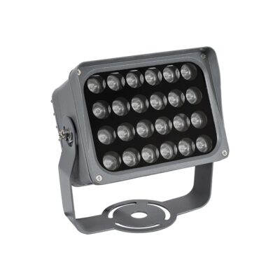 Alternative view of LEDTM® FLOODXENA 90132 Προβολέας Σποτ Wall Washer LED 24W 2040lm 10° AC 220-240V Αδιάβροχο IP65 Φούξια - Bridgelux SMD Chip - Γκρι Ανθρακί - Μ18 x Π13.5 x Υ18cm - 3 Χρόνια Εγγύηση