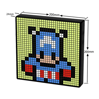 Alternative view of LEDTM® MATRIX GLB-106-0018 Κυλιόμενη Ψηφιακή Επιγραφή 20x20cm P5.7 32x32 Pixel LED 10W AC 220-240V IP20 Πολύχρωμο RGB - Bluetooth Control μέσω iPIXEL APP - Μ20 x Π2.6 x Υ20cm - 2 Χρόνια Εγγύηση