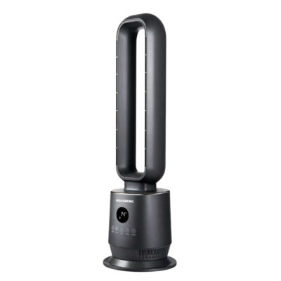 Ανεμιστήρας Πύργος Bladeless Hausberg HB-5956GR Γκρι 86cm - 70W με LED