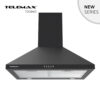 Απορροφητήρας Κουζίνας Καμινάδα 60cm Telemax TD0860 Μαύρο