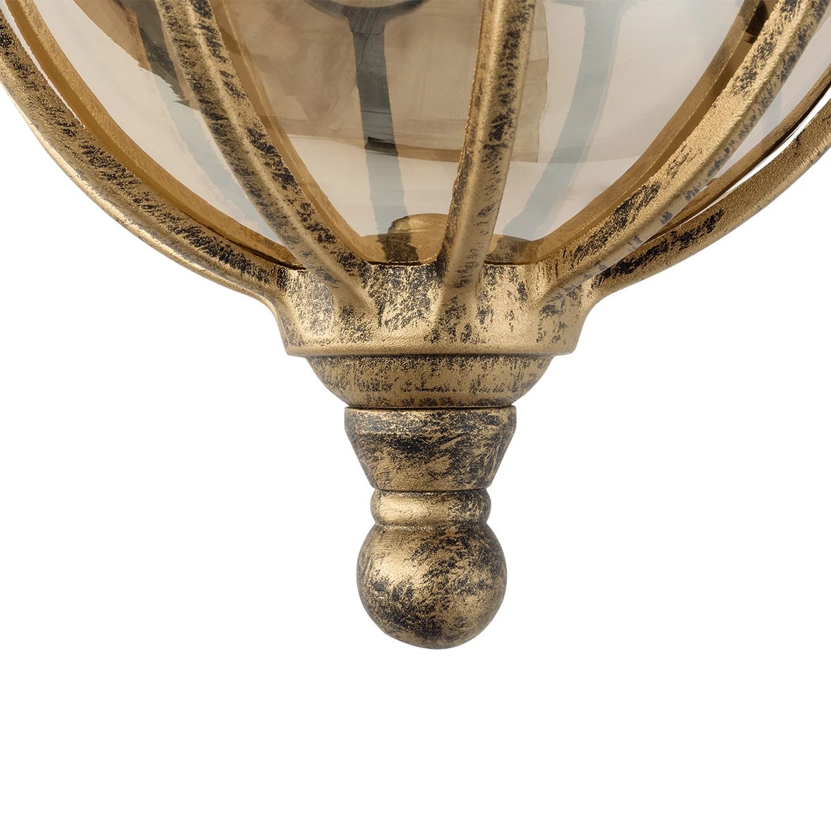 LEDTM® ETOILE 01227 Vintage Φωτιστικό Τοίχου - Απλίκα με Ντουί 1 x E27 AC 220-240V IP20 - Μπρούτζινο & Μελί - Μ19 x Π21 x Υ34cm - Image 8