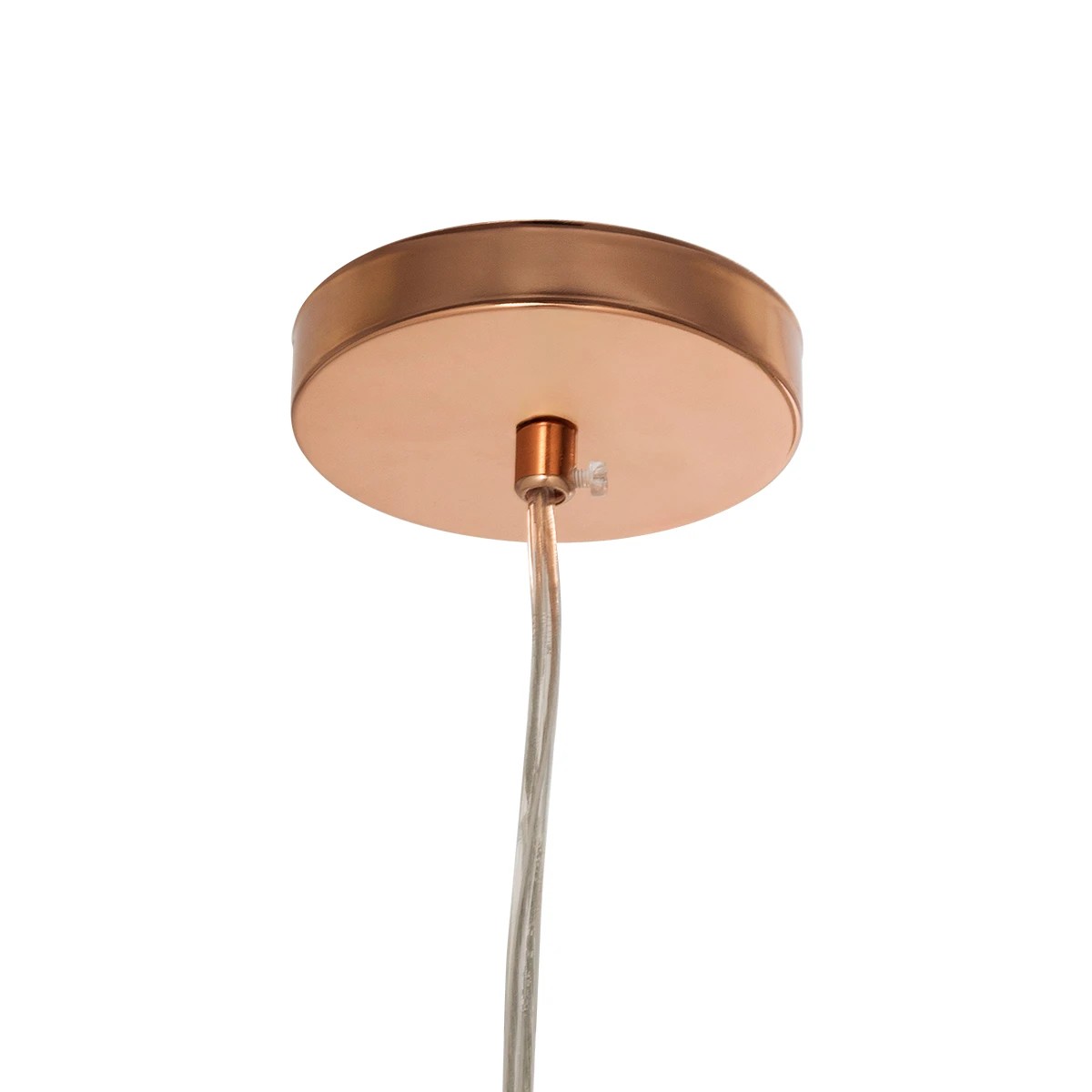 LEDTM® CANDELA 01309 Μοντέρνο Κρεμαστό Φωτιστικό Οροφής με Ντουί 1 x E27 AC 220-240V IP20 - Χάλκινο - Μ15 x Π15 x Υ13cm - Image 10