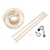 LEDTM® POPPY 01989 Boho Επιδαπέδιο Φωτιστικό με Ντουί 1 x E27 AC 220-240V IP20 - Μπεζ - Μ58 x Π58 x Υ149cm - Image 10