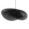 LEDTM® MEXICO 02203 Boho Κρεμαστό Φωτιστικό Οροφής με Ντουί 1 x E27 AC 220-240V IP20 - Μαύρο - Μ100 x Π62 x Υ33cm