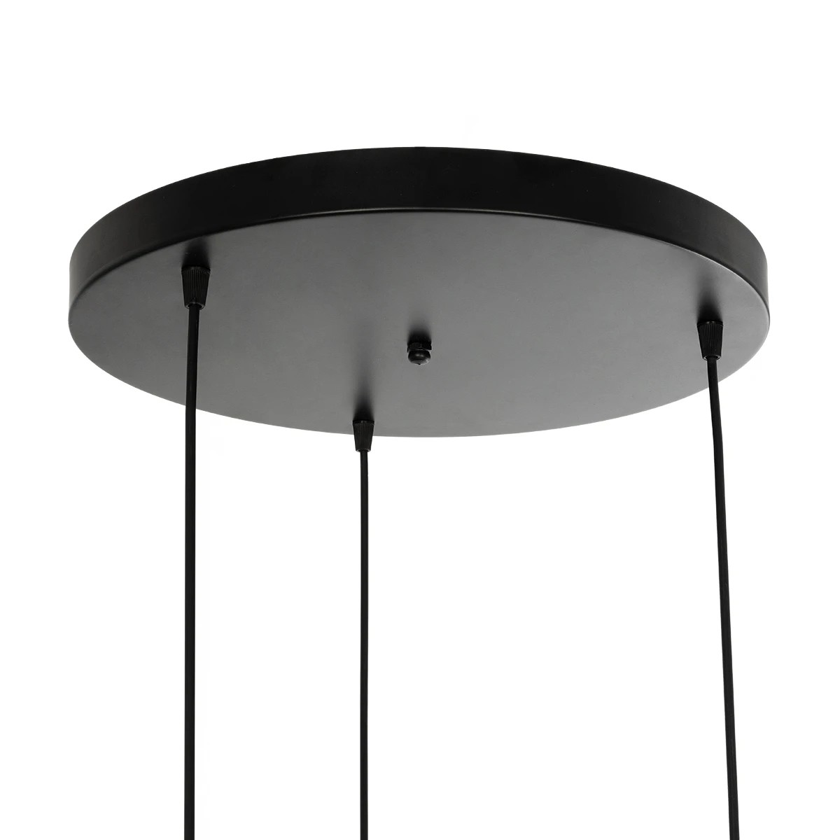 LEDTM® DAZLA 201-0024 Vintage Κρεμαστό Φωτιστικό Οροφής με Ντουί 3 x E27 AC 220-240V IP20 - Μαύρο - Μ47 x Π47 x Υ60cm - Image 9