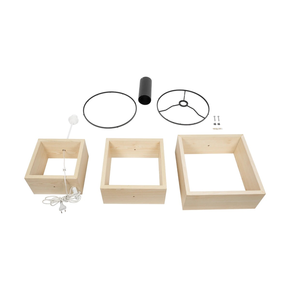 LEDTM® LUMO 201-0070 Μοντέρνο Επιδαπέδιο Φωτιστικό με Ντουί 1 x E27 AC 220-240V IP20 - Μπεζ & Μαύρο - Μ37 x Π36 x Υ136cm - Image 9