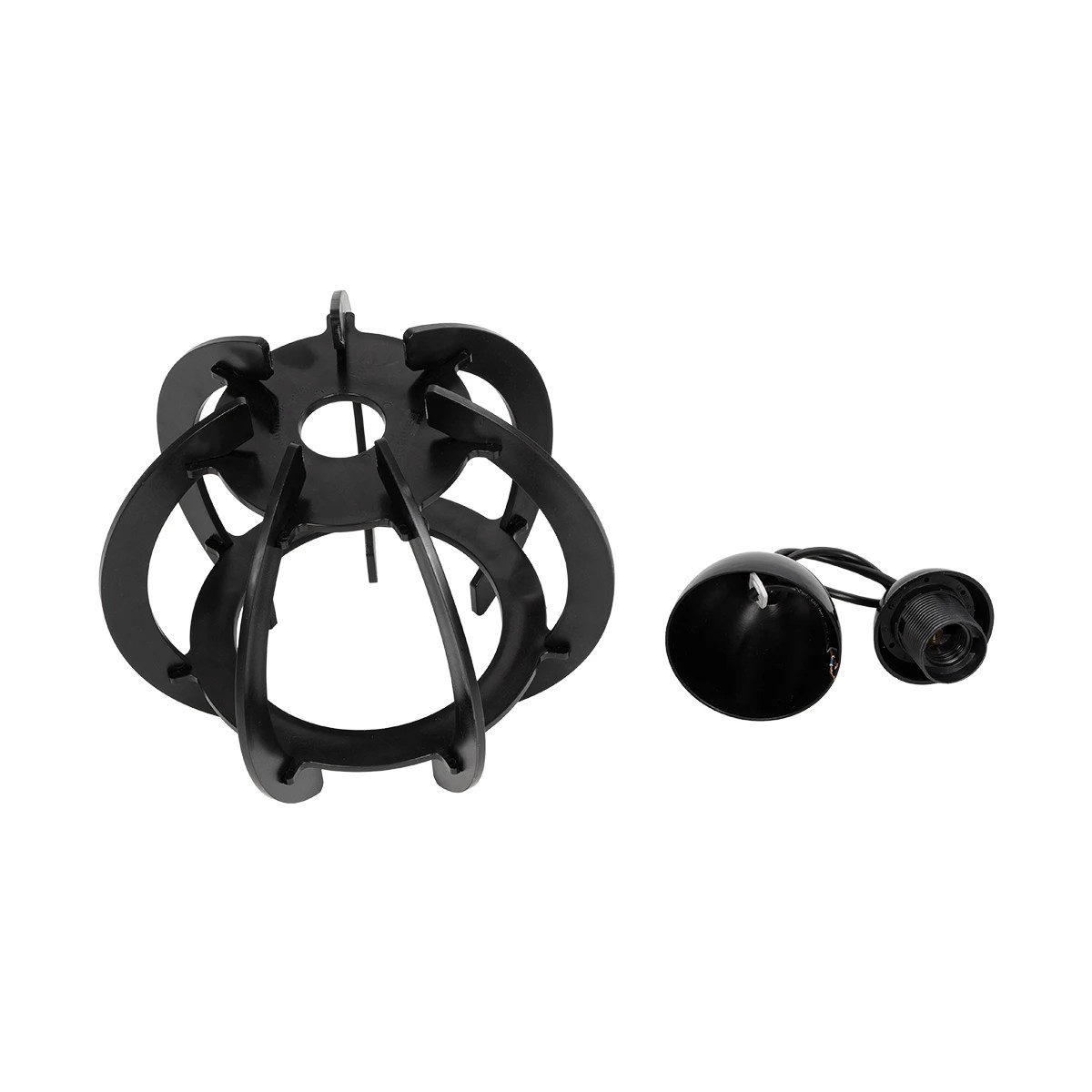 LEDTM® VIVIDUS 202-0028 Μοντέρνο Κρεμαστό Φωτιστικό Οροφής με Ντουί 1 x E27 AC 220-240V IP20 - Μαύρο - Μ27 x Π27 x Υ27cm - Image 11