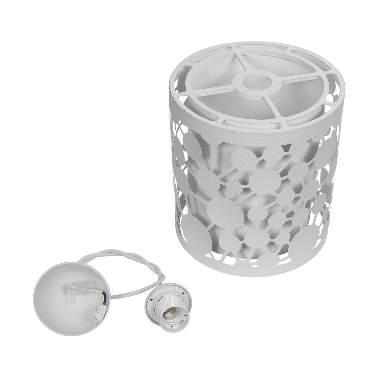 LEDTM® PETAL 203-0065 Μοντέρνο Κρεμαστό Φωτιστικό Οροφής με Ντουί 1 x E27 AC 220-240V IP20 - Λευκό - Μ23 x Π23 x Υ30cm - Image 11