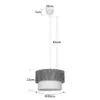 LEDTM® SISSIE 203-0138 Μοντέρνο Κρεμαστό Φωτιστικό Οροφής με Ντουί 1 x E27 AC 220-240V IP20 - Καφέ & Μπεζ - Μ30 x Π30 x Υ23cm - Image 11