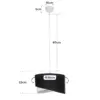 LEDTM® LILI 203-0176 Μοντέρνο Κρεμαστό Φωτιστικό Οροφής με Ντουί 1 x E27 AC 220-240V IP20 - Μαύρο & Λευκό - Μ30 x Π30 x Υ22cm - Image 11