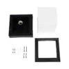 LEDTM® CUBIX 203-0245 Μοντέρνο Επιδαπέδιο Φωτιστικό Μονόφωτο 1 x E27 IP44 Μαύρο Πλαστικό - Μ22.5 x Π22.5 x Υ25cm - Image 8