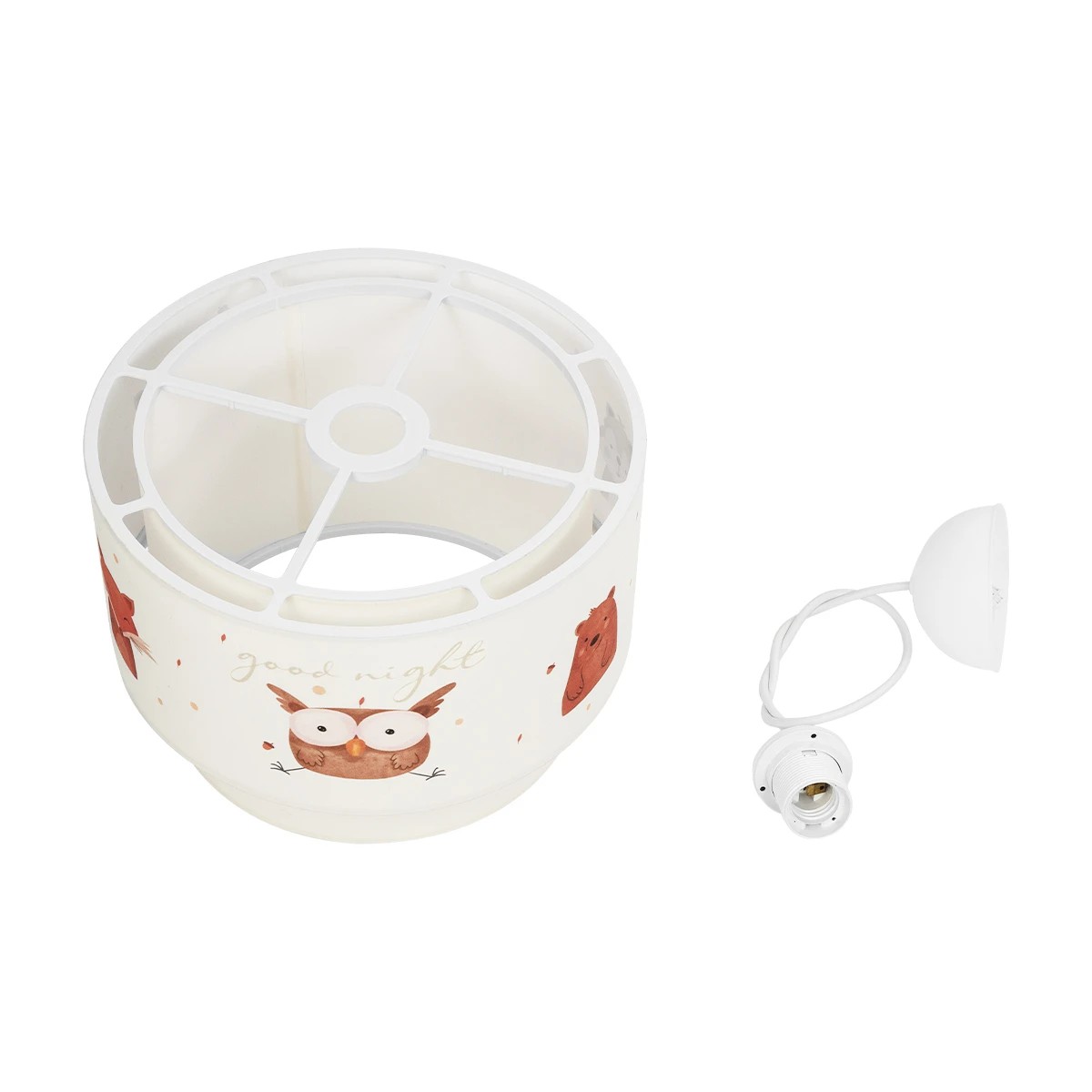 LEDTM® OWL 204-0001 Παιδικό Κρεμαστό Φωτιστικό Οροφής με Ντουί 1 x E27 AC 220-240V IP20 - Πολύχρωμο - Μ30 x Π30 x Υ24cm - Image 12