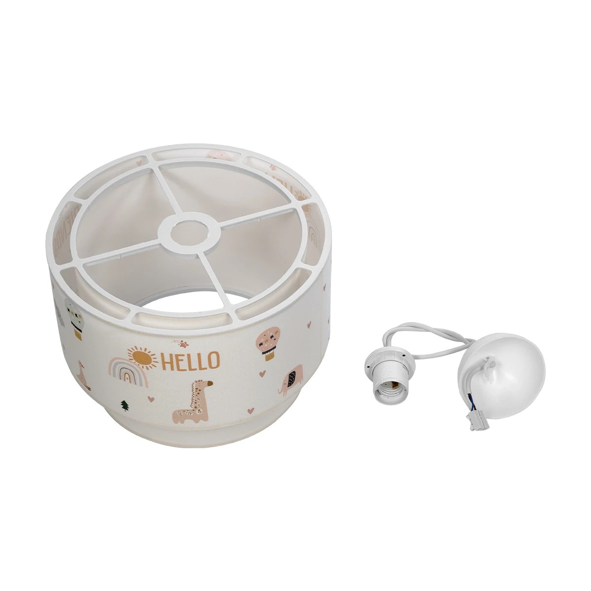 LEDTM® BALLOON 204-0004 Παιδικό Κρεμαστό Φωτιστικό Οροφής με Ντουί 1 x E27 AC 220-240V IP20 - Πολύχρωμο - Μ30 x Π30 x Υ24cm - Image 12
