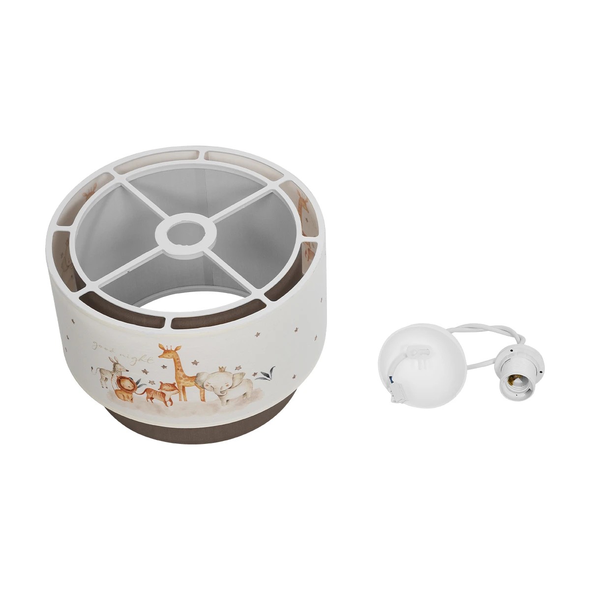 LEDTM® GIRAFFE 204-0008 Παιδικό Κρεμαστό Φωτιστικό Οροφής με Ντουί 1 x E27 AC 220-240V IP20 - Πολύχρωμο - Μ30 x Π30 x Υ24cm - Image 12