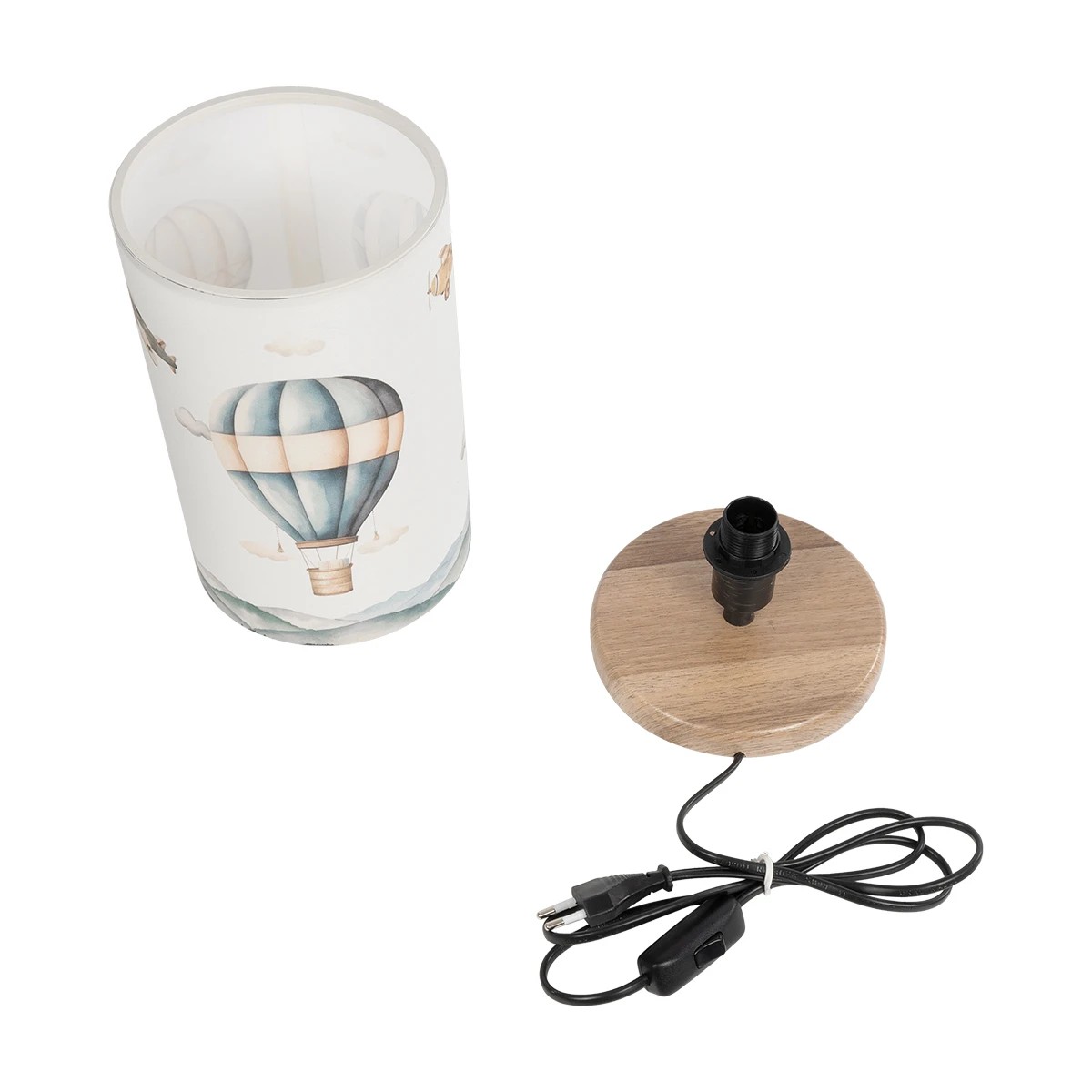 LEDTM® BALLON 204-0145 Παιδικό Επιτραπέζιο Φωτιστικό Πορτατίφ με Ντουί 1 x E14 AC 220-240V IP20 - Πολύχρωμο - Μ15 x Π15 x Υ30cm - Image 11