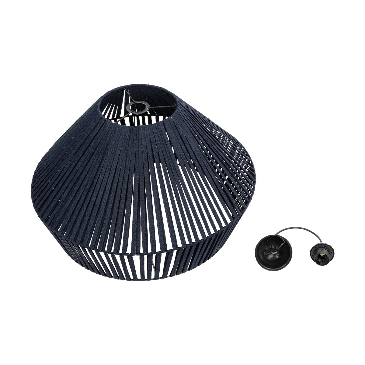 LEDTM® NUI 205-0072 Boho Κρεμαστό Φωτιστικό Οροφής με Ντουί 1 x E27 AC 220-240V IP20 - Μπλε - M60 x Π60 x Υ41cm - Image 12