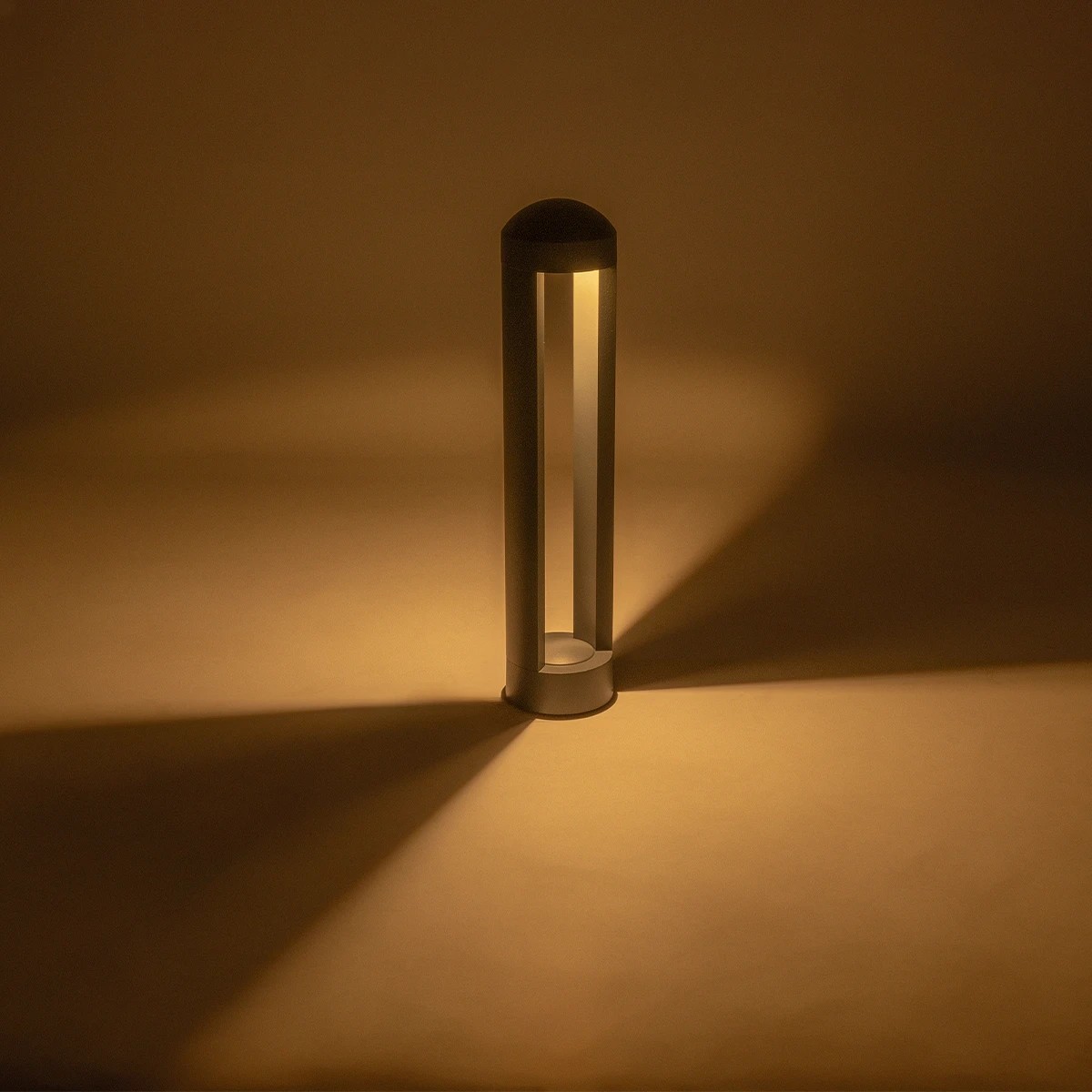 kelvo® GREMO KLV-101-0122 Φωτιστικό Κολωνάκι Κήπου LED 7W 875lm 45° AC 220-240V Αδιάβροχο IP65 Θερμό Λευκό 2700K - Bridgelux COB Chip & TÜV SÜD Driver - Γκρι Ανθρακί Ματ - Μ10.8 x Π10.8 x Υ50cm - 5 Χρόνια Εγγύηση - Image 8