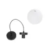 LEDTM® AGROS 61591 Μοντέρνο Κρεμαστό Φωτιστικό Οροφής με Ντουί 1 x E27 AC 220-240V Αδιάβροχο IP65 - Λευκό & Μαύρο - Μ20 x Π20 x Υ22cm - Image 10
