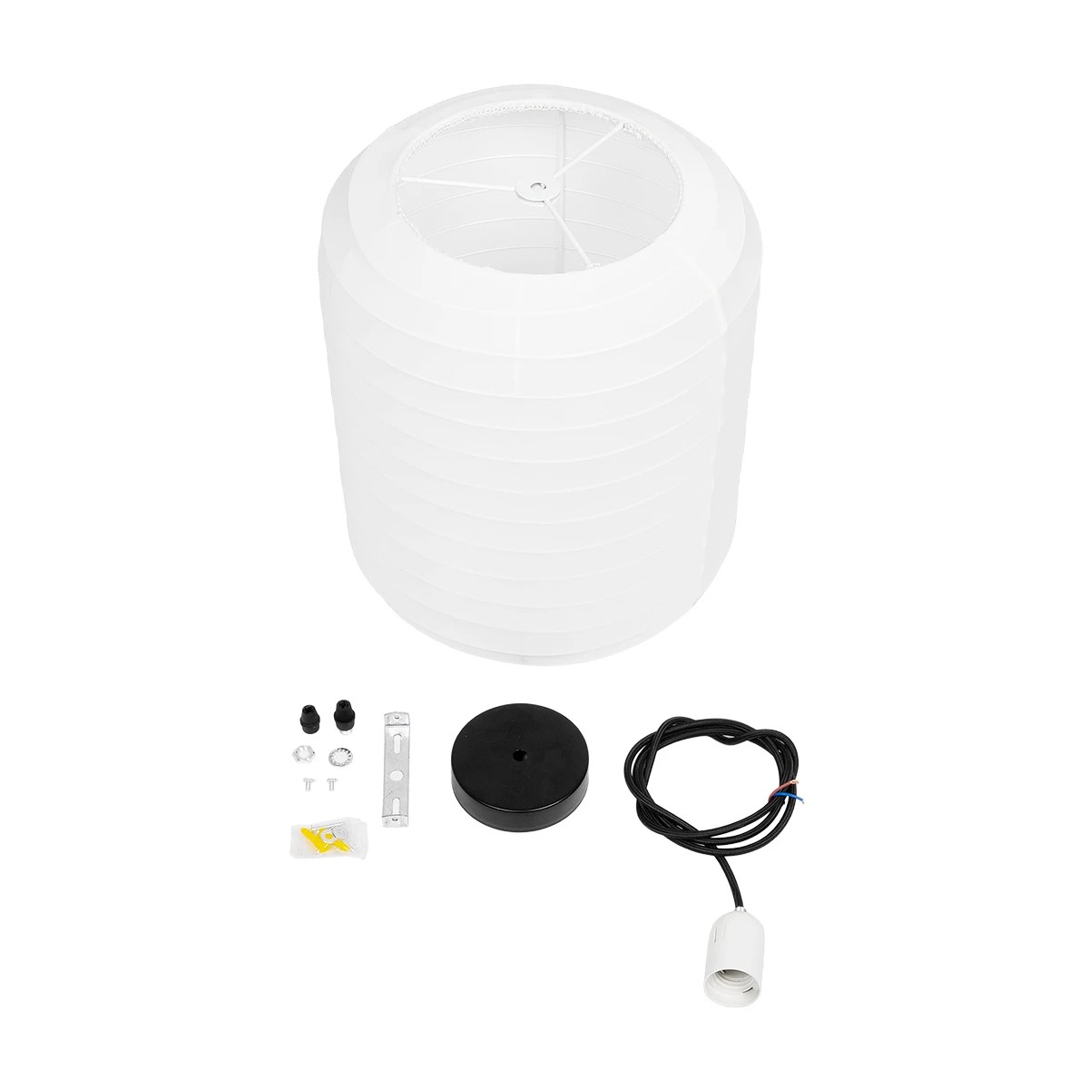 LEDTM® ROMINA 62000 Μοντέρνο Κρεμαστό Φωτιστικό Οροφής με Ντουί 1 x E27 AC 220-240V IP20 - Λευκό - Μ30 x Π30 x Υ37cm - Image 10