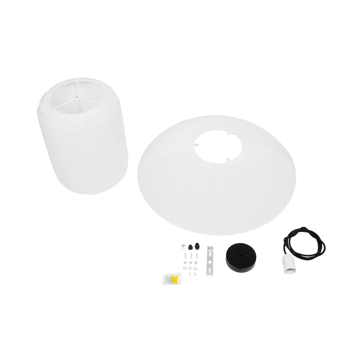 LEDTM® ROMINA 62003 Μοντέρνο Κρεμαστό Φωτιστικό Οροφής με Ντουί 1 x E27 AC 220-240V IP20 - Λευκό - Μ60 x Π60 x Υ51cm - Image 10