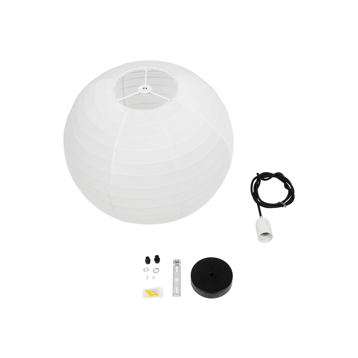LEDTM® ROMINA 62004 Μοντέρνο Κρεμαστό Φωτιστικό Οροφής με Ντουί 1 x E27 AC 220-240V IP20 - Λευκό - Μ40 x Π40 x Υ37cm - Image 10