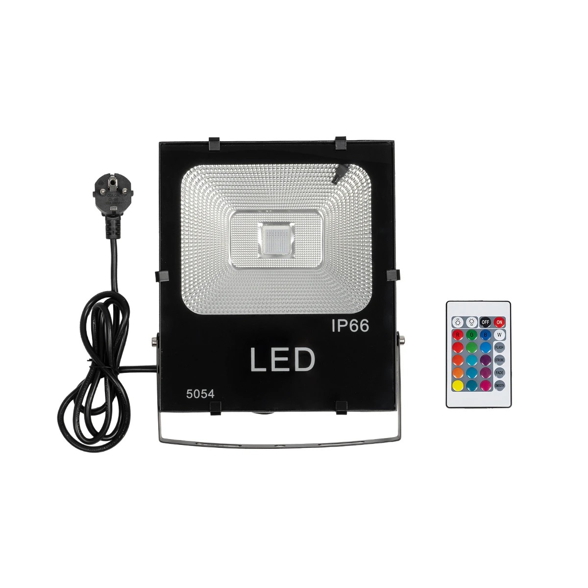 LEDTM® RGBFLOOD 75602 Προβολέας με IR Ασύρματο Χειριστήριο LED 50W 3250lm 120° AC 220-240V Αδιάβροχο IP66 Πολύχρωμο RGB Dimmable - COB Chip - Μαύρο Ματ - Μ28.5 x Π23.5 x Υ10cm - 2 Χρόνια Εγγύηση - Image 7
