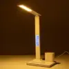 LEDTM® ZENTIME 76554 Μοντέρνο Επιτραπέζιο Φωτιστικό Γραφείου με Ασύρματη Φόρτιση 15W 3A & Ψηφιακό Ρολόι LED 3.5W 350lm 120° DC 5V με USB-C IP20 Ρυθμιζόμενο Λευκό CCT με Αφή 2700K/4500K/6000K Dimmable - Sanan SMD Chip - Μαύρο - Μ19.5 x Π14.5 x Υ38.8cm - 2 Χρόνια Εγγύηση - Image 18