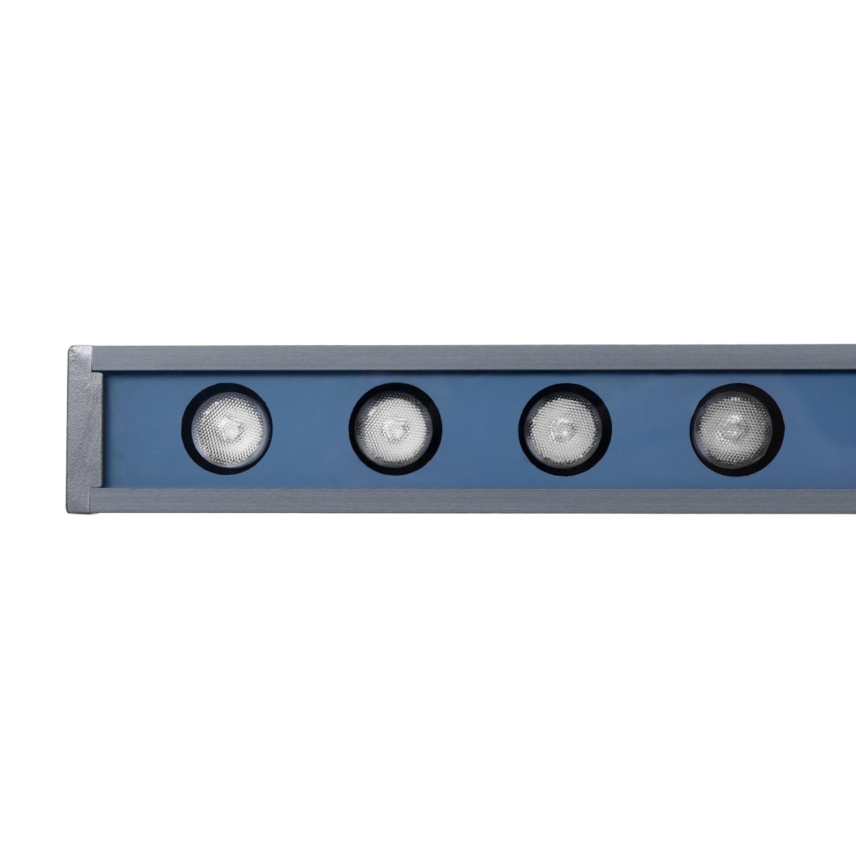 LEDTM® WASHERMARGO 90154 Μπάρα Φωτισμού Wall Washer LED 24W 2040lm 30° DC 24V Αδιάβροχο IP65 Μπλε Dimmable - Bridgelux SMD Chip - Γκρι Ανθρακί - Μ100 x Π4 x Υ6.4cm - 3 Χρόνια Εγγύηση - Image 8