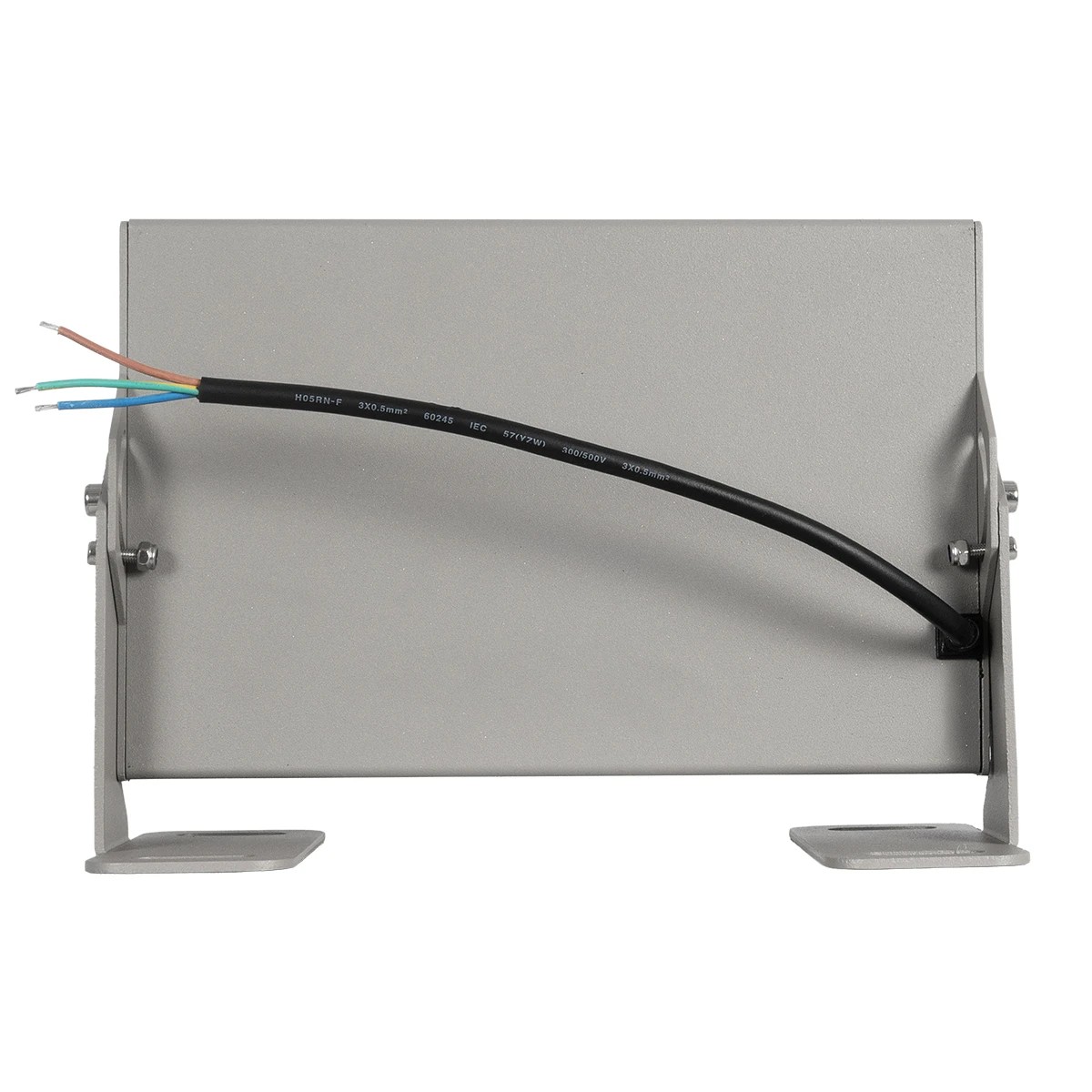 LEDTM® FLOODHENO 999-0263 Προβολέας Σποτ Wall Washer LED 24W 2040lm 30° AC 220-240V Αδιάβροχο IP67 Ultra Θερμό Λευκό 2200K - Bridgelux SMD Chip - Γκρι - Μ24 x Π11 x 16.5cm - 3 Χρόνια Εγγύηση - Image 4