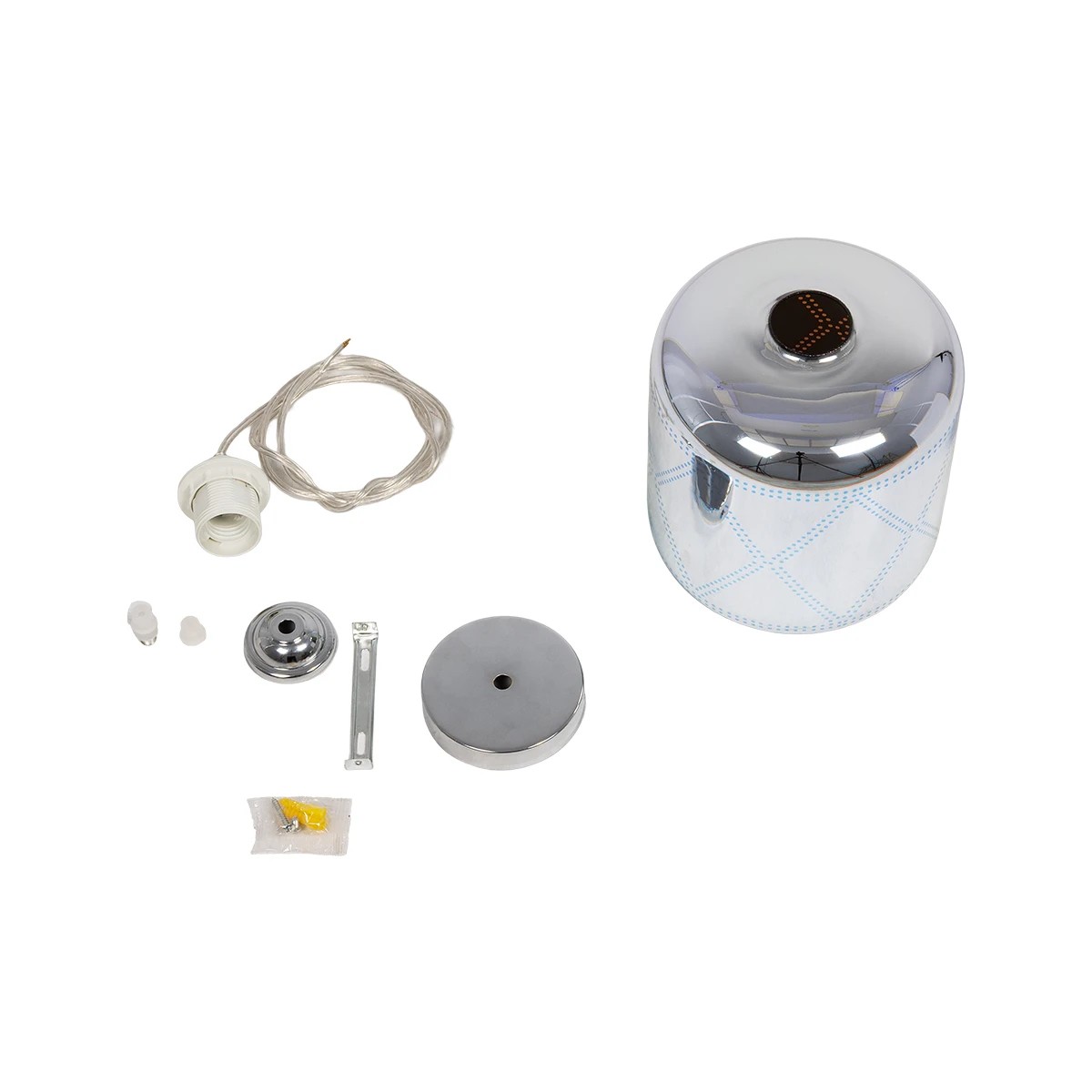 LEDTM® NEPTUNE 999-0149 Μοντέρνο Κρεμαστό Φωτιστικό Οροφής με Ντουί 1 x E27 AC 220-240V IP20 - Πολύχρωμο - Μ18 x Π18 x Υ25cm - Image 10