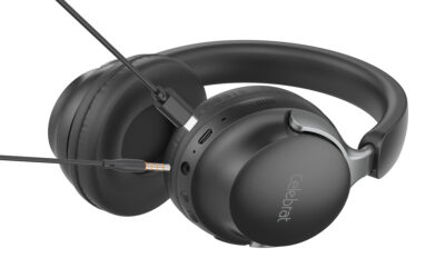 Alternative view of CELEBRAT headphones A40, ασύρματα & ενσύρματα, 40mm, 250mAh, μαύρα
