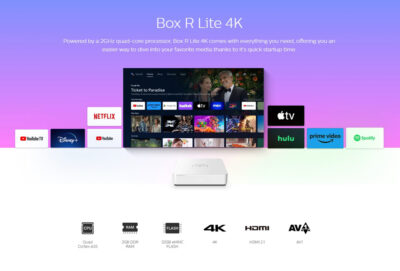 Alternative view of HOMATICS TV Box R Lite 4K, 2/32GB, WiFi, Google πιστοποίηση, Android 12