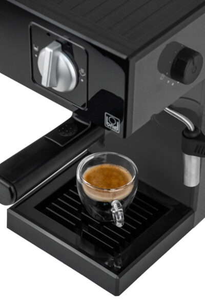 Alternative view of BRIEL μηχανή espresso A1, 1000W, 20 bar, μαύρη