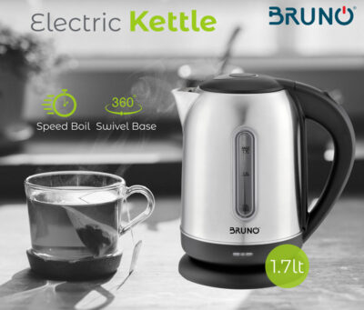 Alternative view of BRUNO ηλεκτρικός βραστήρας BRN-0029, 2200W, 1.7lt, βάση 360°