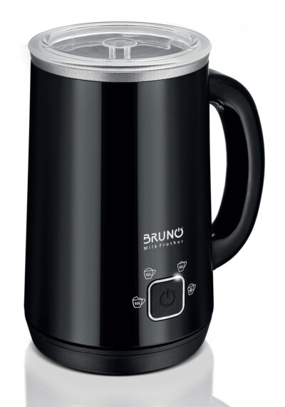 BRUNO συσκευή 4 σε 1 για ζεστό-κρύο αφρόγαλα BRN-0204, 280ml, 500W, ILAG επίστρωση, OTTER controler, μαύρη