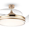 BRUNO ανεμιστήρας οροφής με LED φως BRN-0226, AC 82W, 42", Φ107x47εκ, χρυσός