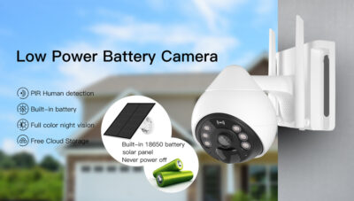 Alternative view of VSTARCAM smart ηλιακή κάμερα CB69, 10000mAh, IP66, 3MP, WiFi, PTZ