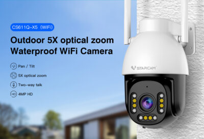 Alternative view of VSTARCAM smart κάμερα CS611Q-X5, 4MP, WiFi, PTZ, 5x zoom, SD, IP66