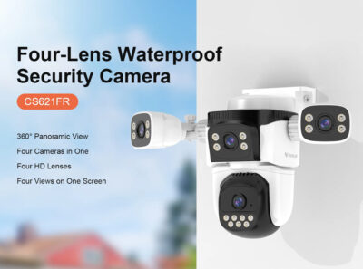 Alternative view of VSTARCAM smart κάμερα CS621FR, four-lens, 2MP, WiFi, SD, PTZ, IP66