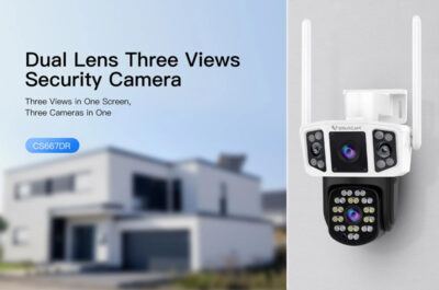 Alternative view of VSTARCAM smart κάμερα CS667DR, dual lens, 3MP, WiFi, SD, PTZ, IP66