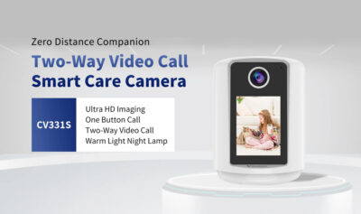 Alternative view of VSTARCAM smart κάμερα CV331S με οθόνη, 3MP, WiFi, 2000mAh, SD