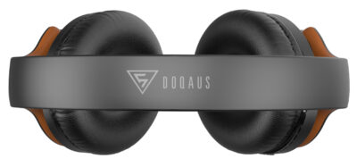 Alternative view of DOQAUS headphones DESIGN 1, ασύρματα & ενσύρματα, Φ40mm, 600mAh, μαύρα/καφέ