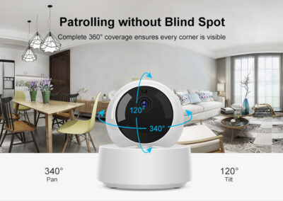 Alternative view of SONOFF smart IP κάμερα GK-200MP2-B, Wi-Fi, 1080p, H.264